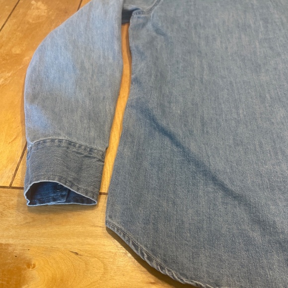 Denim Button-Up Shirt - Picture 13 of 16